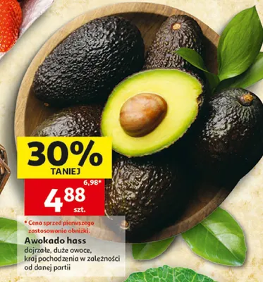 Awokado hass promocja w Auchan
