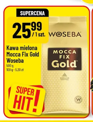 Kawa mielona Mocca Fix Gold Woseba promocja w POLOmarket