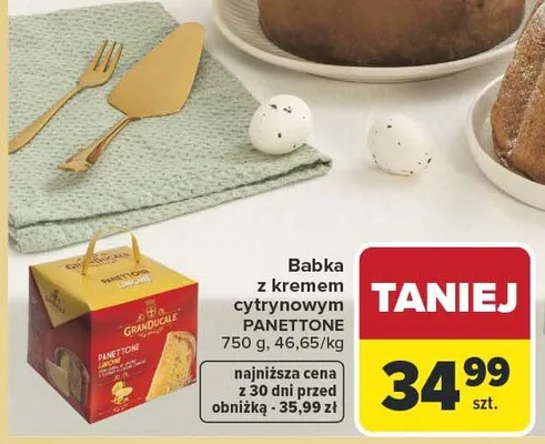Babka z kremem cytrynowym promocja w Carrefour
