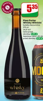 Piwo Porter Whisky Witnicki promocja w Dino