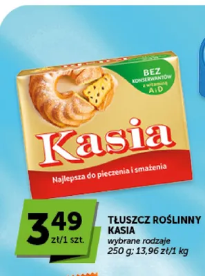 Tłuszcz roślinny Kasia promocja w Groszek