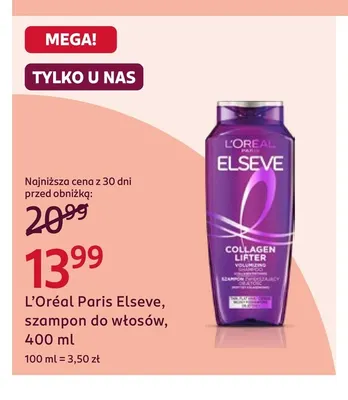 Szampon do włosów L'Oréal Paris Elseve promocja w Rossmann