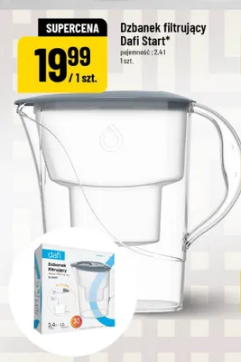 Dzbanek filtrujący Dafi Start 2,4 l promocja w POLOmarket