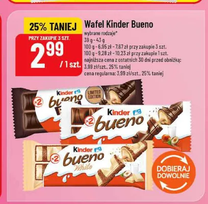 Wafel Kinder Bueno Coconut promocja w POLOmarket