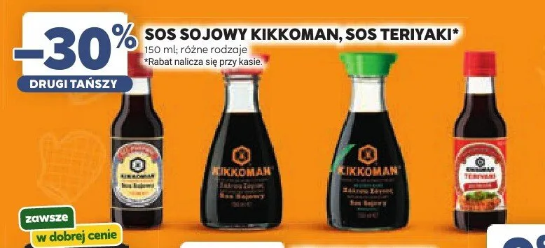 Sos sojowy Kikkoman promocja w Stokrotka