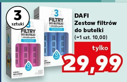 Zestaw filtrów do butelki promocja w Kaufland
