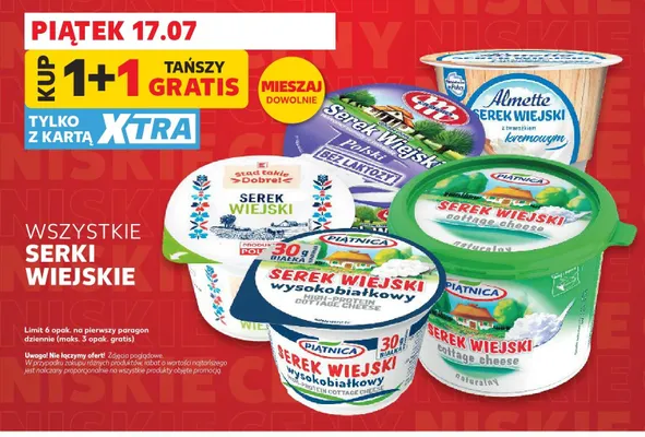 Serek wiejski Piątnica naturalny promocja w Kaufland