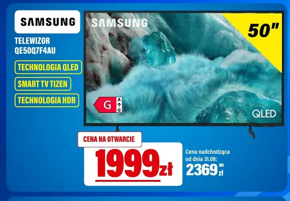 Telewizor Samsung QE50Q7F4AU promocja w RTV EURO AGD