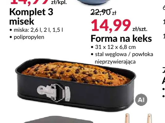 Forma na keks promocja w Salony Agata
