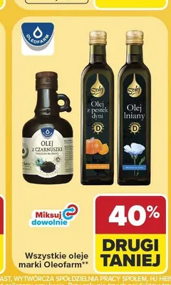 Olej z czarnuszki Oleofarm promocja w Carrefour