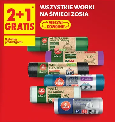 Worki na śmieci  wszystkie rodzaje promocja w Biedronka