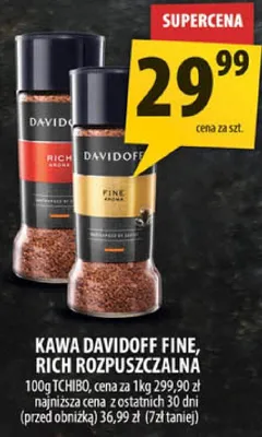 Kawa Davidoff Fine crema rozpuszczalna promocja w Arhelan