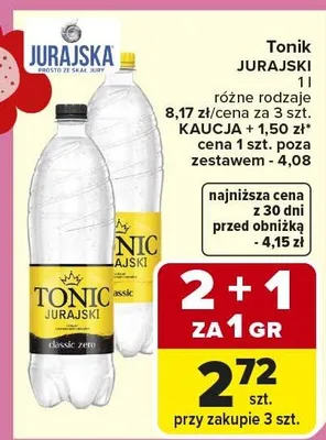 Tonik classic promocja w Carrefour Market