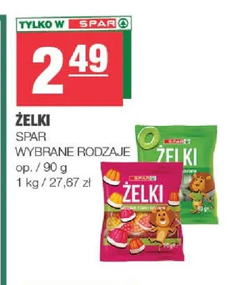 Żelki Spar promocja w SPAR