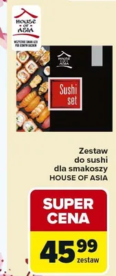 Zestaw do sushi dla smakoszy promocja w Carrefour