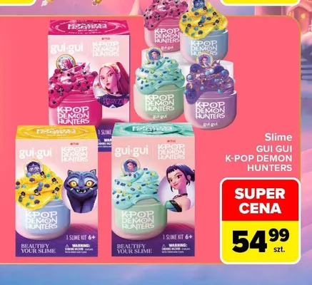 Slime Gui Gui K-Pop Demon Hunters promocja w Carrefour
