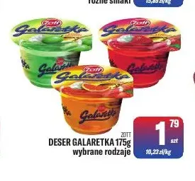 Deser galaretka Zott promocja w Tomi Markt