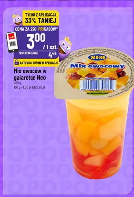 Mix owoców w galaretce Neo promocja w POLOmarket