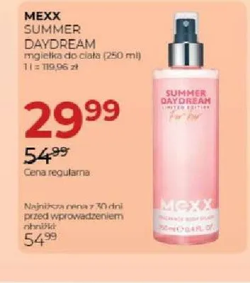 Mgiełka do ciała Mexx Summer Daydream promocja w Drogerie Jawa