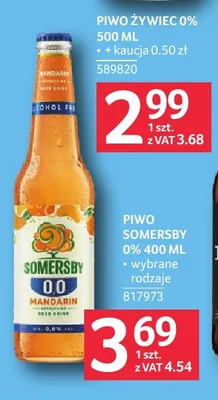 Piwo bezalkoholowe Somersby promocja w Selgros