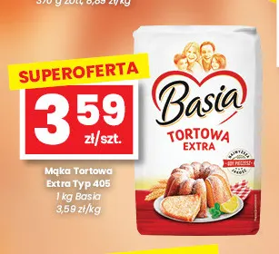 Mąka tortowa Extra typ 405 Basia promocja w emma MARKET