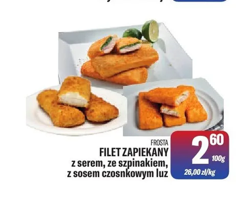 Filet zapiekany z serem Frosta promocja w Tomi Markt