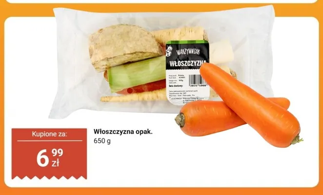 Włoszczyzna Warzywniak promocja w Biedronka
