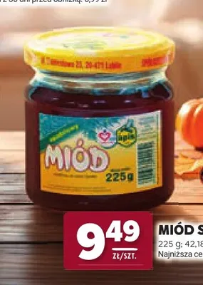 Miód spadziowy Apis promocja w Stokrotka