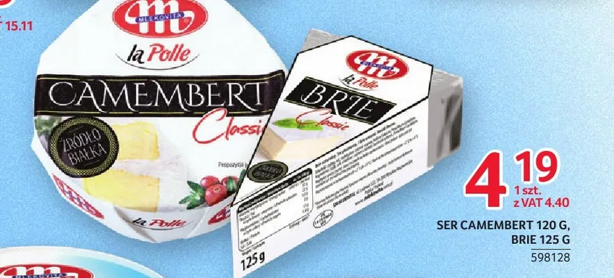 Ser Camembert Classic La Polle promocja w Selgros