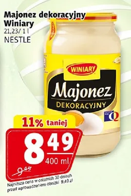 Majonez dekoracyjny promocja w Prim Market