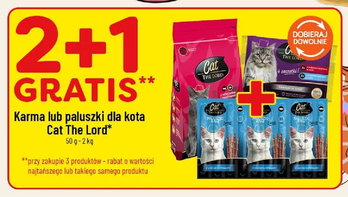Paluszki dla kota Cat The Lord z łososiem i pstrągiem promocja w POLOmarket