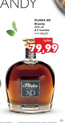 Brandy Pliska XO promocja w Kaufland