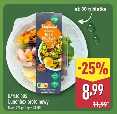 Lunchbox proteinowy promocja w Aldi