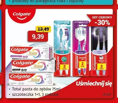 Pasta do zębów Colgate Total Original promocja w Drogeria Kosmyk