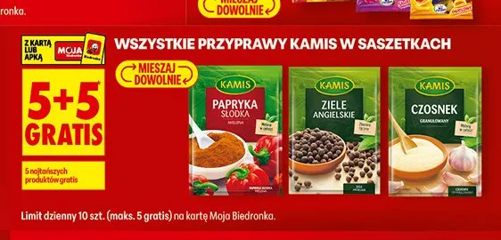 Przyprawa Kamis Czosnek Granulowany promocja w Biedronka