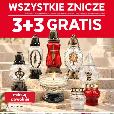 Znicze promocja w Stokrotka