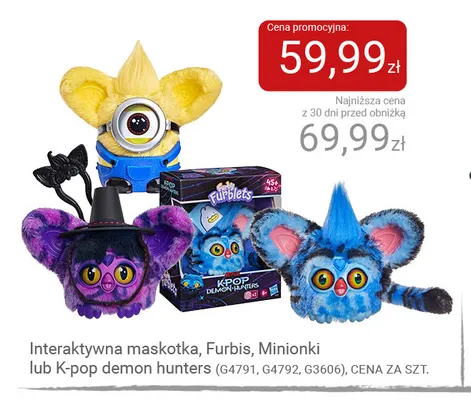 Interaktywna maskotka Furbis promocja w Smyk