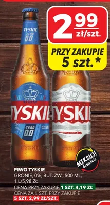 Piwo Tyskie promocja w Top Market