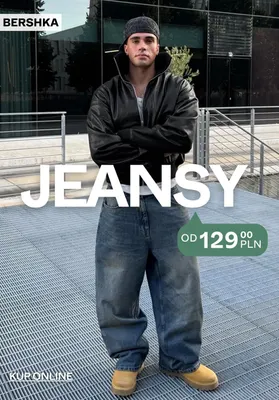 Jeansy Bershka promocja w Bershka