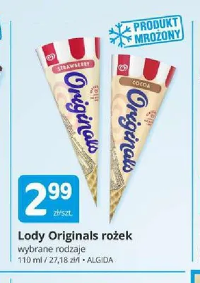 Lody Originals rożek czekoladowe promocja w Marketvita