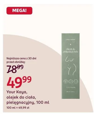 Olejek do ciała pielęgnacyjny Your Kaya promocja w Rossmann