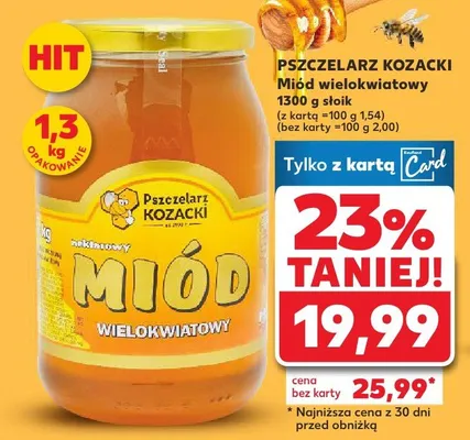Miód wielokwiatowy promocja w Kaufland