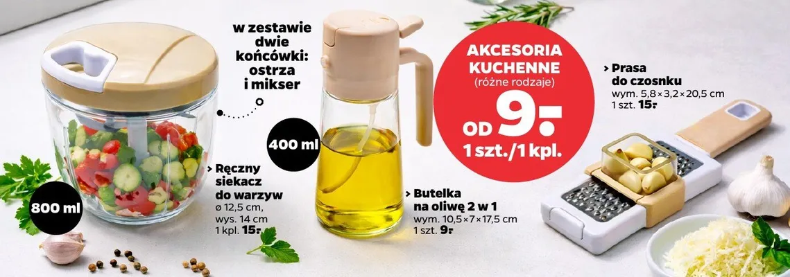 Ręczny siekacz do warzyw promocja w Netto