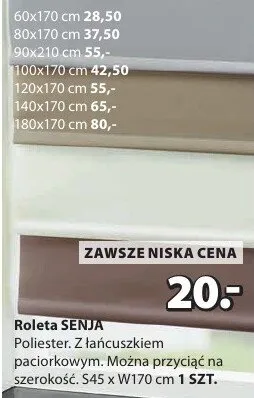 Roleta Senja promocja w Jysk