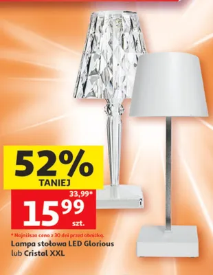 Lampa stołowa LED Glorious promocja w Auchan