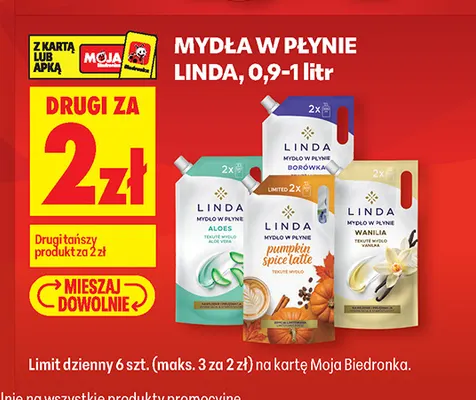 Mydło w płynie Pumpkin Spice Latte Linda promocja w Biedronka