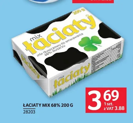 Mix tłuszczowy Łaciaty 68% promocja w Selgros