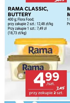 Rama Buttery Flora Food promocja w Stokrotka