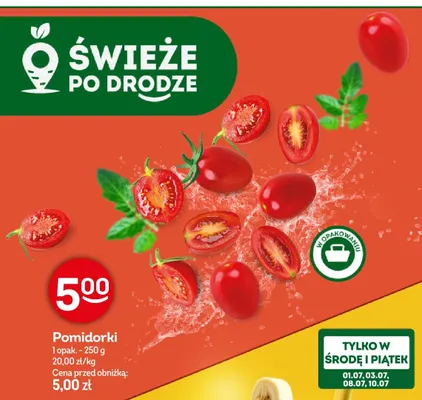 Pomidorki promocja w Żabka