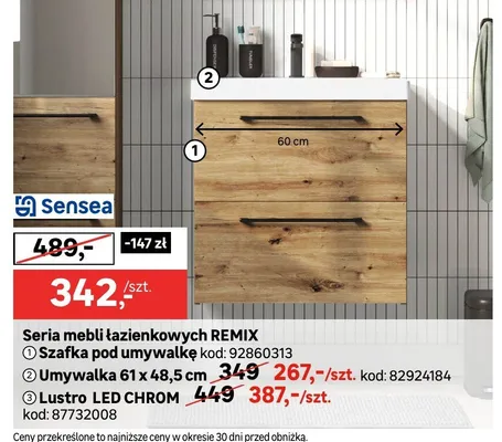 Umywalka promocja w Leroy Merlin